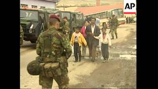 KOSOVO NATO TROOPS CONTINUE TO ARRIVE AT PRISTINA [upl. by Esyahc]