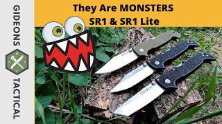 They Are Monsters Cold Steel SR1 amp SR1 Lite [upl. by Eibrik]