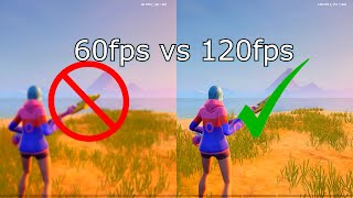 Which is better 60fps or 120fps on PS5 Fortnite Battle Royale 4k 60fps [upl. by Sherer958]