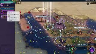 Sid Meiers Civilization VI Single player game part 1 [upl. by Llennoj]