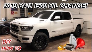 2019 RAM 1500 57L HEMI OIL CHANGE STEP BY STEP [upl. by Demah154]