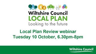 Local Plan webinar 10 October 2023 [upl. by Ittocs435]