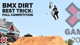 BMX Dirt Best Trick FULL COMPETITION  X Games 2021 [upl. by Nesbitt992]