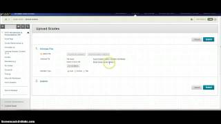 Uploading a file to the Blackboard Grade Center [upl. by Tay387]