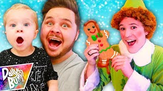 Decorating Giant Gingerbread Cookies ✨ W Buddy the ELF [upl. by Eetse]