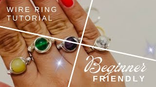 Wire Ring Tutorial [upl. by Nylareg869]