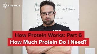 How Protein Works  Part 6 How Much Protein Do I Need [upl. by Drhcir]