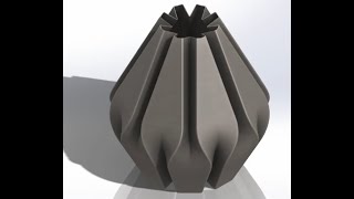 How to model a Lamp Shade in Solidworks [upl. by Stoll]