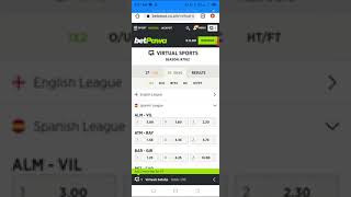 Direct win Betpawa Virtual Football trick [upl. by Mehala]