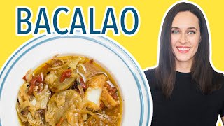 Bacalao Norwegian Fish Stew Recipe  How to Make Norwegian Bacalao Stew [upl. by Aeslehs652]