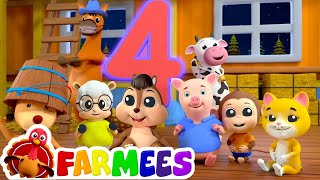 Ten In The Bed  Learning Videos for Babies  Nursery Rhymes amp Kids Songs  Farmees [upl. by Edora786]