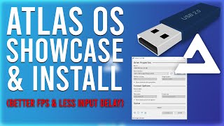 Atlas OS Windows Showcase amp Installation GUIDE Windows BUT Optimized for Gaming [upl. by Fraze]