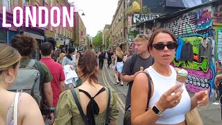 London BRICK LANE Market 🇬🇧 East London Walking Tour 4K [upl. by Schwejda216]