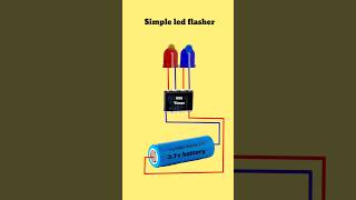 Simple led flasher diagram ledflasher [upl. by Breger]