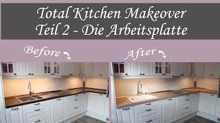 DIY Austausch Arbeitsplatte ★ Kitchen Makeover Teil 2 [upl. by Courtney]