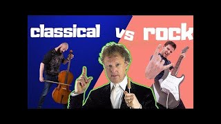 Rock vs Classical  does it work  conductor amp comedian Rainer Hersch [upl. by Atrebor269]