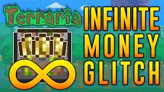 Terraria INFINITE Money Glitch EASY Farm Best World Seeds [upl. by Rotow]