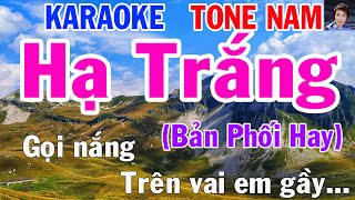 Karaoke Hạ Trắng Tone Nam Nhạc Sống gia huy beat [upl. by Hannala14]