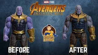 Titan Hero Series Thanos Figure Makeover Chris Custom Collectables [upl. by Ott]