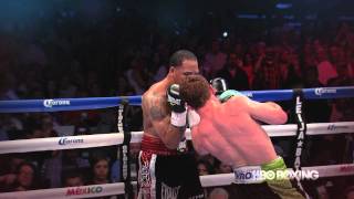 Canelo Alvarez vs James Kirkland Highlights HBO World Championship Boxing [upl. by Nylknarf]