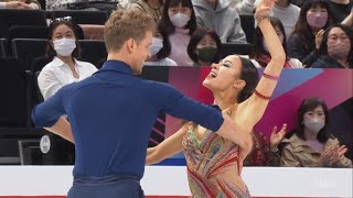 2023 Worlds Madison CHOCK  Evan BATES USA Rhythm Dance 24032023 [upl. by Alel]