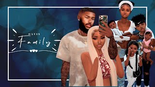 Sims 4  Meet The Davis Family [upl. by Hardwick]