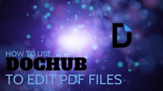 How to Use DocHub to Edit PDF Files [upl. by Ltihcox]