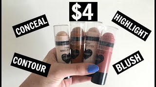 NEW Wet n wild Makeup Sticks  Review  Demo [upl. by Acissev]