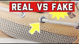 HOW TO SPOT FAKE SPERRY SHOES  BEFORE YOU BUY BOAT SHOES  WHICH IS BETTER [upl. by Burne]