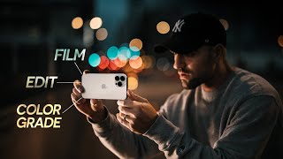 how i FILM EDIT amp COLOR GRADE iPhone CINEMATIC MODE video [upl. by Assert]