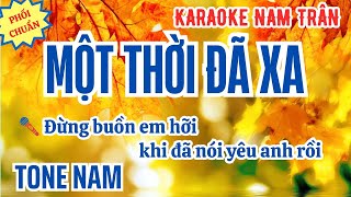 Karaoke Một Thời Đã Xa Tone Nam  Nam Trân [upl. by Melville131]