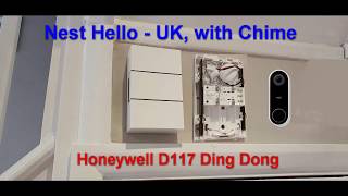 Nest Hello with Chime  UK  Honeywell D117 [upl. by Gokey]