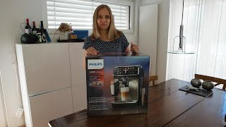 Philips LatteGo 5400 series EP544790 Unboxing amp first test [upl. by Chance]