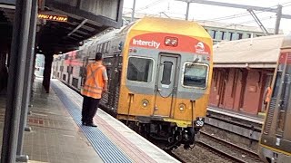 Sydney trains V set V21 And V39 CCN to Newcastle interchange [upl. by Kristof]