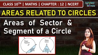 Class 10th Maths  Areas of Sector amp Segment of a Circle  Chapter 12 Areas Related to Circle [upl. by Fagin]