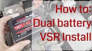 Kickass dual battery VSR kit install in LDV T60 [upl. by Baese]