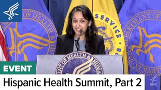 2024 HHS Hispanic Health Summit  September 25 2024  Part 2 [upl. by Tarton]