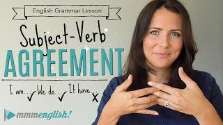 Subject Verb Agreement  English Lesson  Common Grammar Mistakes [upl. by Odraboel]