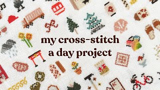 How to Make a CrossStitch Travel Diary The ULTIMATE CrossStitch Project🪡 [upl. by Hannad446]