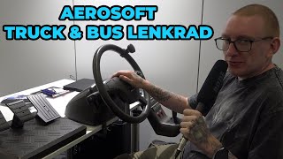 Aerosoft Truck amp Bus Lenkrad  Neues Lenkrad für Bus amp LKW Spieler [upl. by Aicileb]