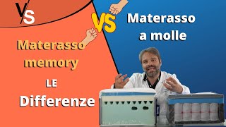 Differenza tra un materasso a molle e un Materasso Memory Foam [upl. by Aicilf]