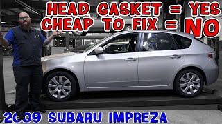 Yes a Subie with a blown head gasket But why does it cost DOUBLE to fix CAR WIZARD explains [upl. by Eelsel]