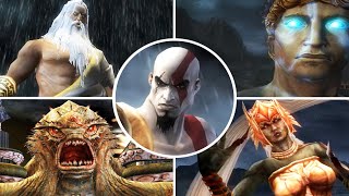 God of War 2  All Bosses [upl. by Airel748]