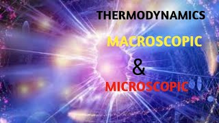 Thermodynamics Macroscopic amp Microscopic Point Of View Macroscopic amp Microscopic ApproachHindi [upl. by Seth]