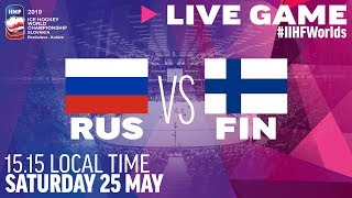 RussiaFinland  Semifinals  Full Game  2019 IIHF Ice Hockey World Championship [upl. by Reifel]