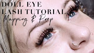 Lash Tutorial For Doll Eyes  Mapping amp Prep [upl. by Oliric852]