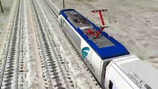 Microsoft Train Simulator  Amtrak  Freeroam [upl. by Eimile]