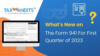 Form 941 Changes For The First Quarter of 2023 Revised Form 941 [upl. by Sinegra]