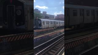 M Train Arriving at Lorimer Street 071124 [upl. by Blasius368]