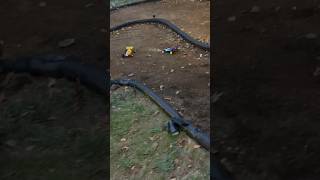 Losi mini B custom vs Losi mini B stock on backyard track newenglandrc losi losiminib [upl. by Ellehcen]